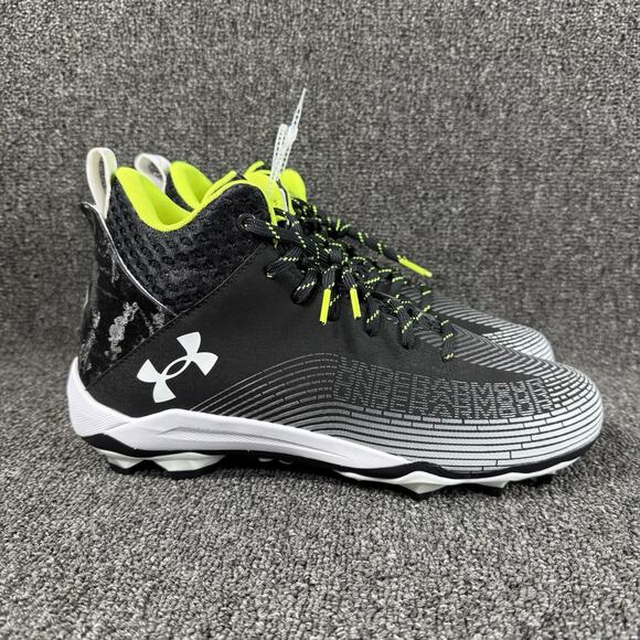 Under Armour UA Highlight Hammer MC Mid Football Cleats Men’s Size 11.5 - Picture 1 of 6